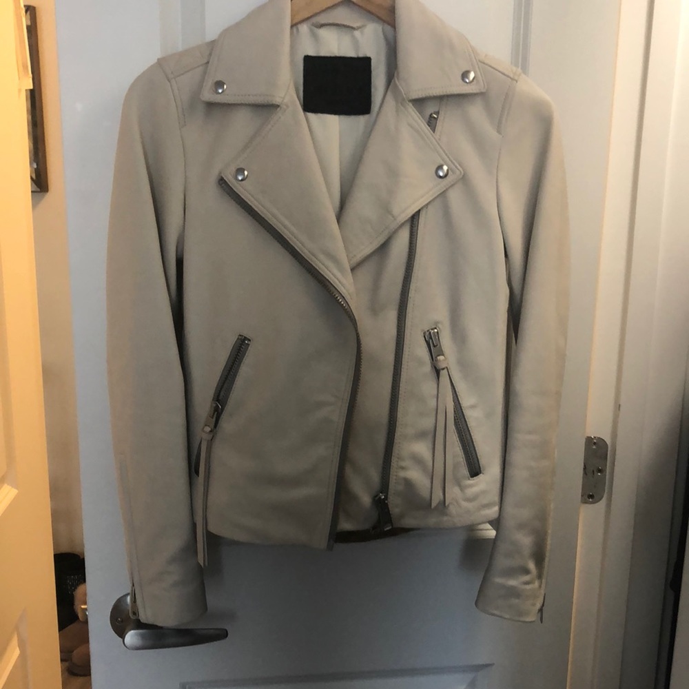 All Saints leather jacket